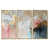 Toile avec cadre flottant or