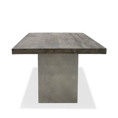 Cid Ari Dining Table, Rectangular Top, Gray