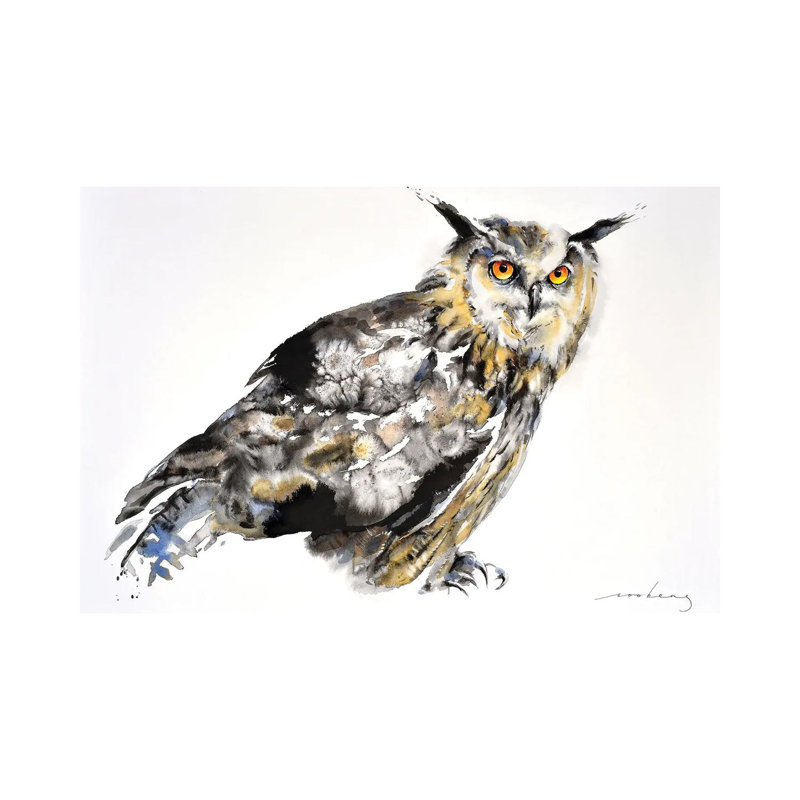 Wisdom II 1 Piece Wrapped Canvas Painting, 101.6 cm H x 66.04 cm W x 3.175 cm D