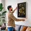 Golden Daffodil Study Botanical - Wrapped Canvas-152862306-152862313