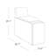 Console de rangement avec porte-gobelets Winfree-1758668564