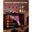 Présentoir de bouteilles de boissons alcoolisées à DEL avec 2 niveaux de 24 pouces, support pour USB, affichage de tablette de bar illuminé en acrylique avec télécommande RF et contrôle de l'application, 9 couleurs statiques, mode minuterie, pour 12 à 16 bouteilles-1237011650-1237011661