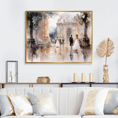 Impression sur toile Fashion Impressionist Elegance II
