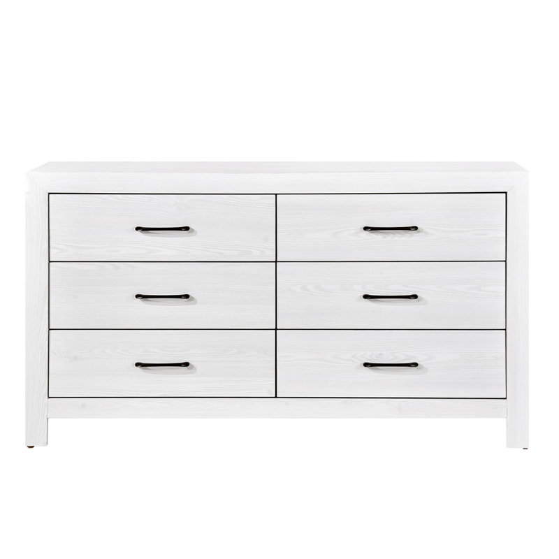 Commode double l 58,5 po Claudette, Blanc