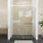 60'' W x 76" H Single Sliding Frameless Shower Door | 0.31" (8mm) Thickened Upgrade Tempered Glass | Stainless Steel Hardware | Safe, Explosion-Resistant, Clear & Stylish, Sturdy & Durable-104562002