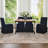 Charnika 20" Wide Performance Fabric Slipcover Upholstered Dining Side Chair with Casters (Set of 4)-1829225177