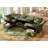U-Shaped Upholstered Modular Sectional Sofa With Storage, 6 Seat  Corduroy  Couche With Adjustable Arms Backs,Plush Supportive Cushions, Green-1542511440