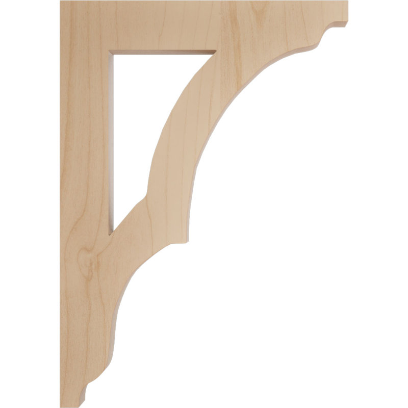 Support en bois Avila, Aulne, H 12 po x l 1,75 po x P 8,5 po