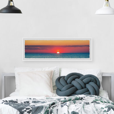«Amazing Dawn», reproduction de photo panoramique sur papier encadrée