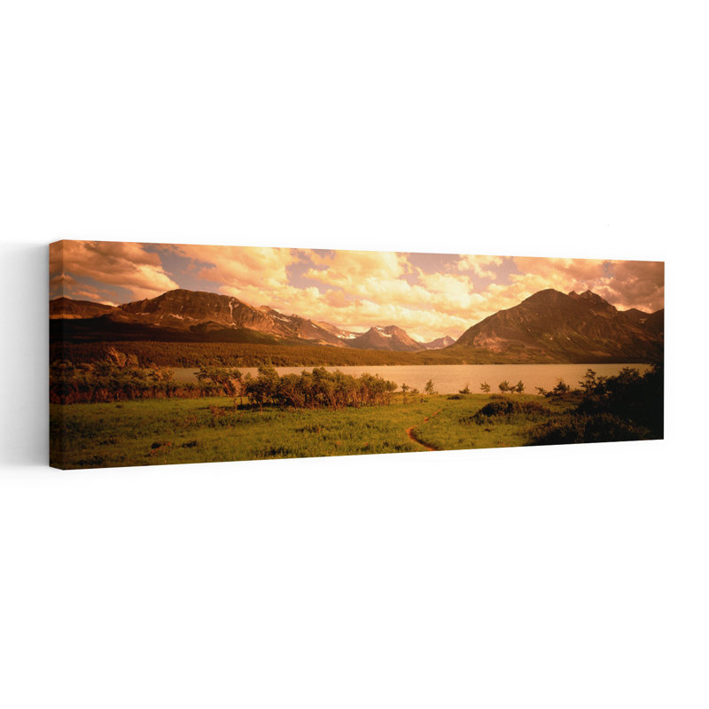 Saint Mary Lake Montana USA by Ty Allison - Wrapped Canvas Panoramic Print, 40.64 cm H x 121.92 cm W