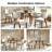 Mid Century Modern Upholstered Dining Chairs-1063126758