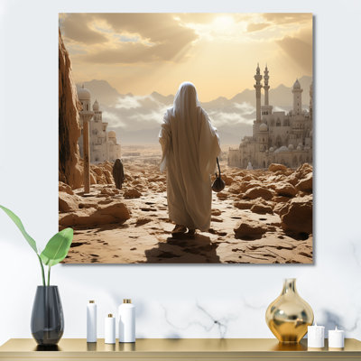 L'islam, pèlerinage du désert Hajj I sur toile