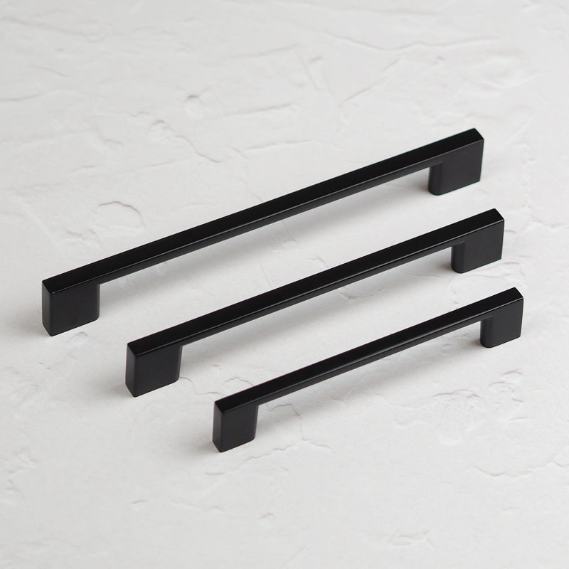 Square Matt Black Handle, 192mm