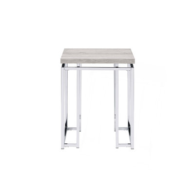 Table de bout chromée