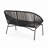 52" Outdoor Paito Loveseat Sofa-22472975