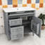 Meuble-lavabo ajustable avec 2 tiroirs Eleene-668556239