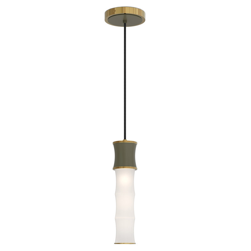 Luminaire suspendu Kane, Taupe fumé / doré