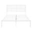 Mobilier de chambre très grand avec cadre en métal, blanc, tête de lit à panneau en fausse canne avec cadre, blanc-1309762002-1309762007