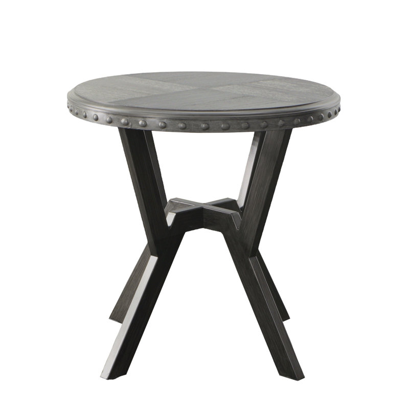 Alamo - Round End Table - Grey