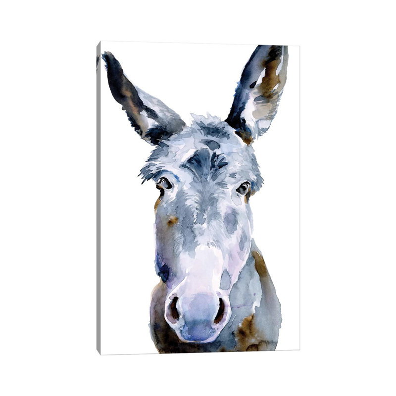 Sweet Donkey II by Jennifer Paxton Parker - Wrapped Canvas Gallery-Wrapped Canvas Giclée, 66.04 cm H x 45.72 cm W