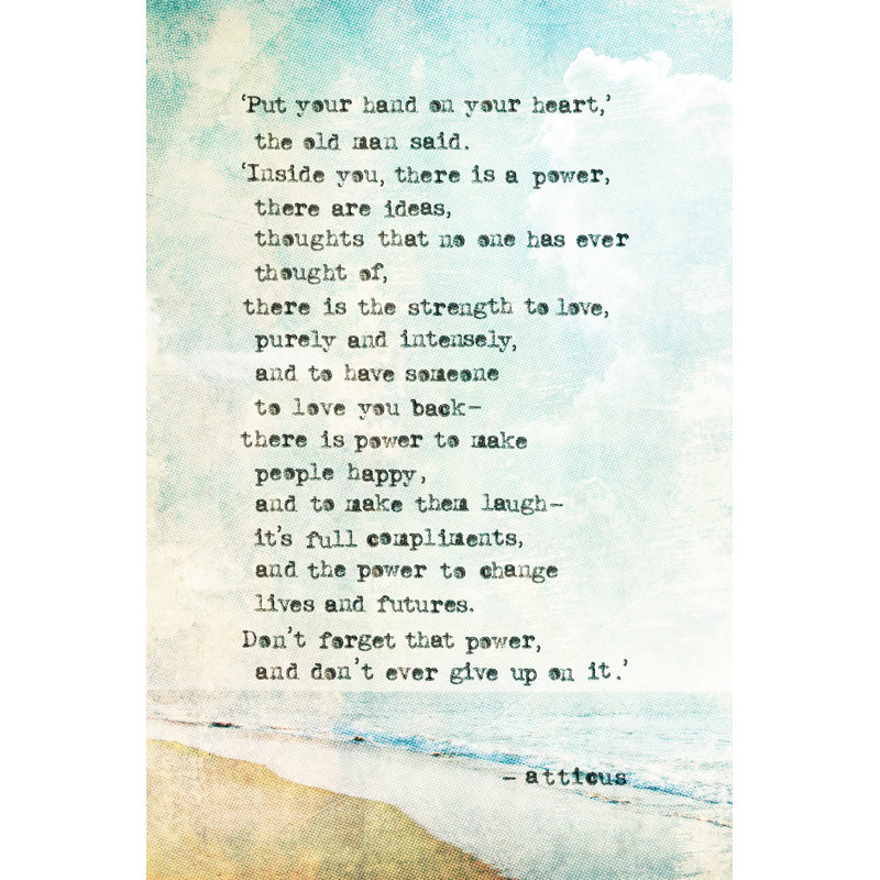 Reproduction d’art textuel sur toile, "not ever give up" par Marmont Hill, H 12 po x l 8 po x P 1,5 po
