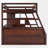 Heiki Loft Bed with Desk, Storage Stairs, Shelves, Cabinet, and Drawers-639673952-626551369