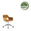 Chaise de bureau en velours Kai-1909017395