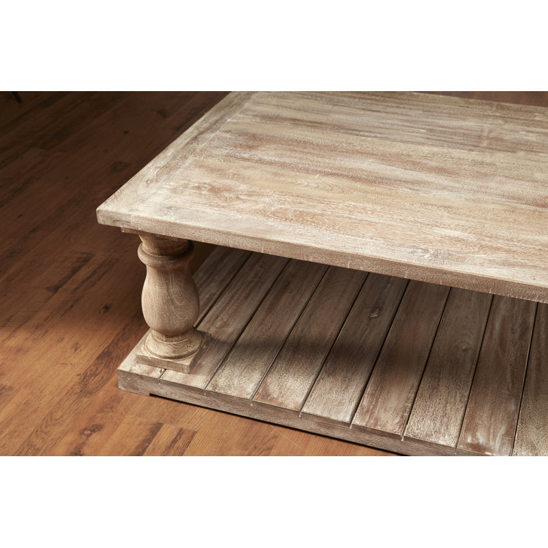 Table basse Dickens, H 20,5 po x l 68 po x P 40 po, Sable