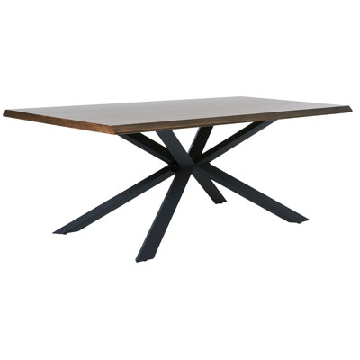 Kade Rectangular Dining Table with Steel Base