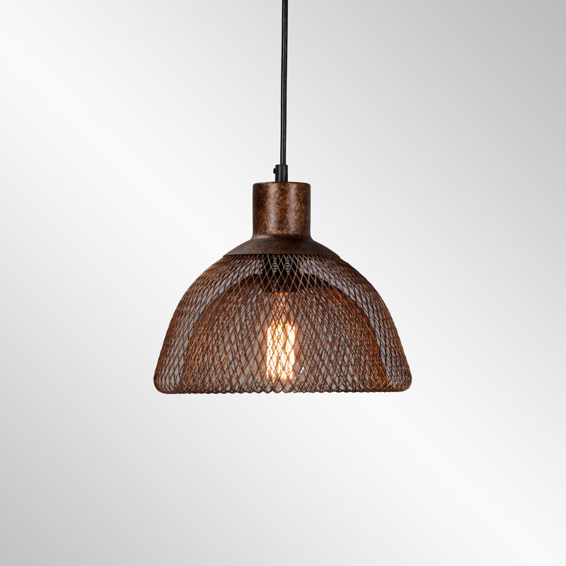 Gagliano 1 - Light Pendant, 8" H x 10" W x 10" D, Brown