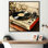 Art mural rétro vinyle vinyle Melody III - Platines