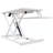 Adjustable Height Standing Laptop Desk,Adjustable Sit to Stand Up Workstation with Keyboard Tray,White-117628663