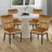 Velvet Upholstered Parsons Chair-1363855930