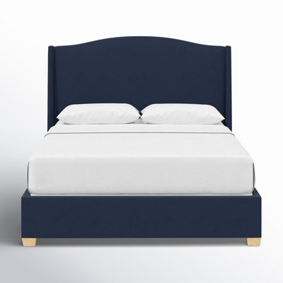 Allis Wingback Platform Bed