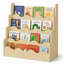Étagère à livres festonnée à 4 niveaux pour enfants, étagère Montessori pour tout-petits, idéale pour la chambre d'enfant, la salle de jeux et la salle de classe.-94279715