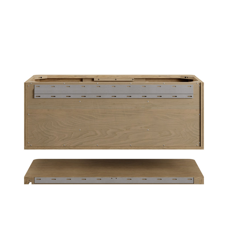 Allamari 48" W Single Vanity, 8" Widespread, Dune Mist, Siberian Silestone