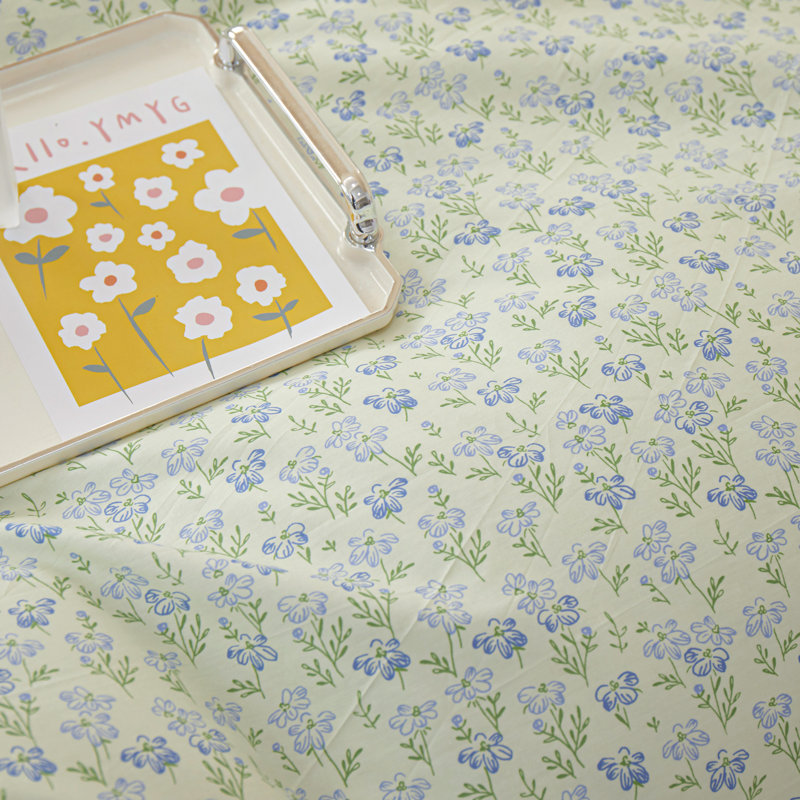 Ensemble d'édredon en microfibre à imprimé floral, Édredon grand et 2 taies d'oreiller