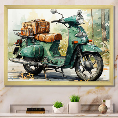 " Green Scooter All Purpose Utility "