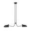 2 - Light Dimmable Geometric Chandelier
