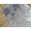 Tapis gris en soie noué à la main de conception unique 2 pi x 3 pi Bettine