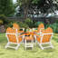 Chaise Adirondack pliante en PEHD Rakesh-730036808
