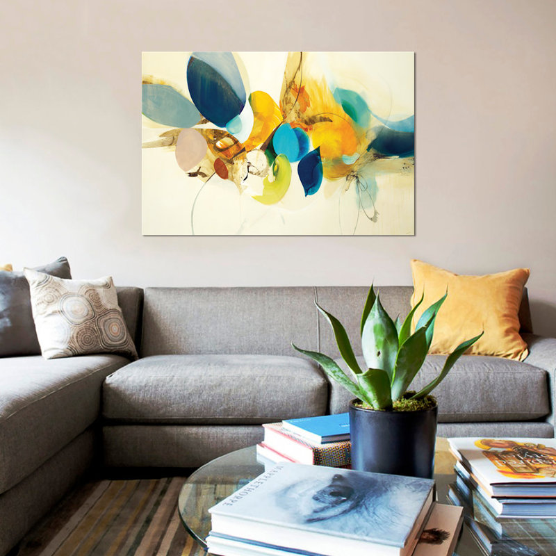 «Candide Color» par Sarah Stockstill - impression sur toile, H 18 po x l 26 po x P 1,5 po, Toile tendue, Pas de tapis
