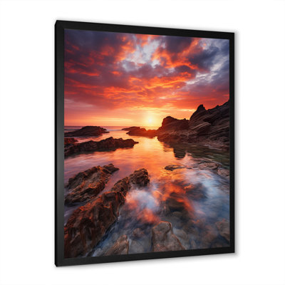 Ahmiya Beach Photo Golden Sands XI, reproduction d'art sur toile