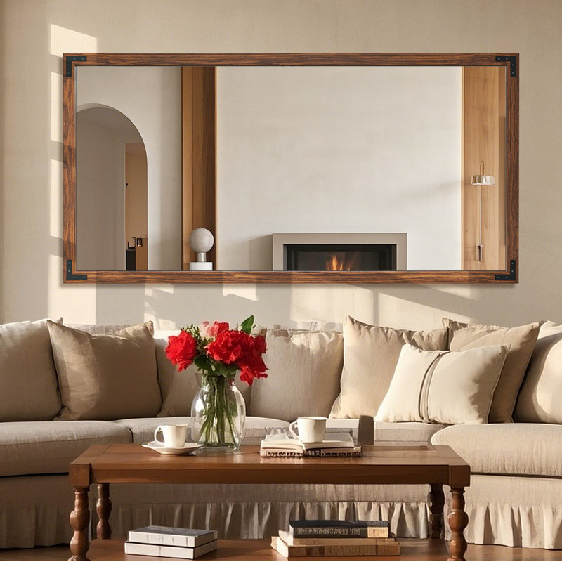 Miroir Gwenneth, 30 po x 40 po, Brun