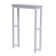 Dorset Over-the-Toilet Space Saver Storage, White - Wall and Base Cabinet Set with Adjustable Shelf, Open Display Shelf, Zinc Metal Hinges, and Nylon Floor Levellers, 27 in. W x 9 in. D