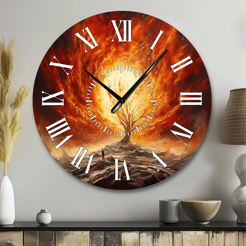 Horloge murale Moïse en feu, Grand