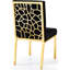 Chaise d'appoint rembourrée en velours Sansa-24010589-24010586