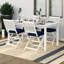 Ensemble de salle à manger rectangulaire pour 4 personnes 59 po Gwenda-978708701-978708703