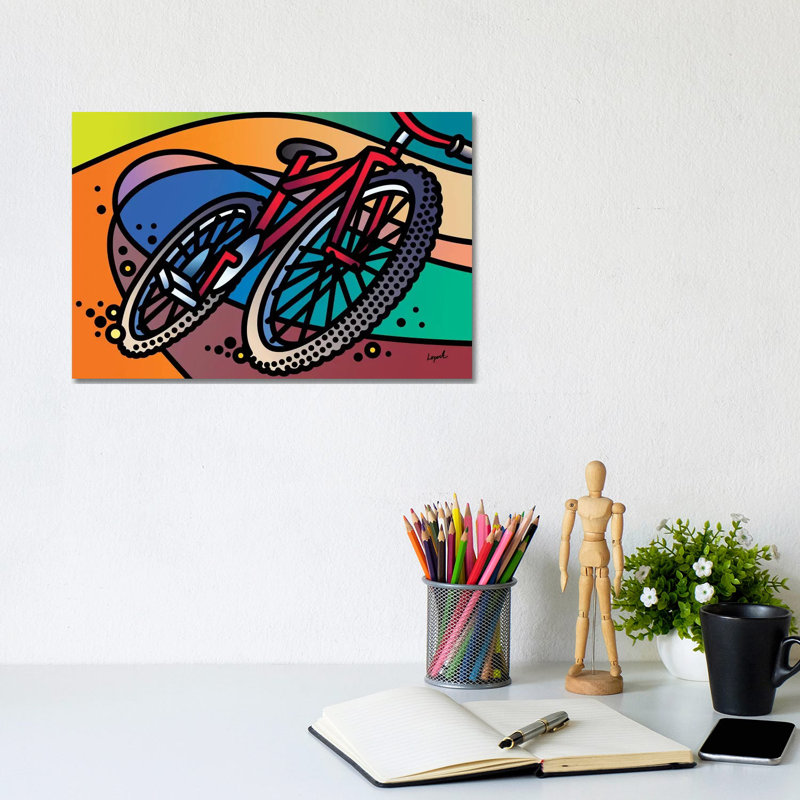 Flow Line by Lisa Lopuck - Wrapped Canvas Print, 20.32 cm H x 30.48 cm W