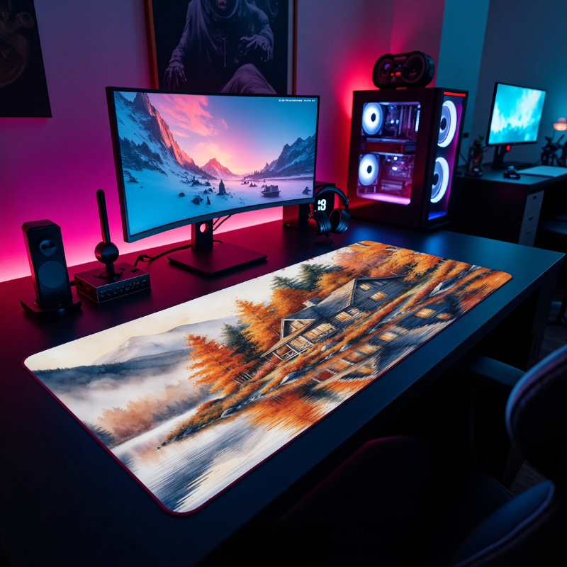 Polyester Desk Pad, 23.6x13.8